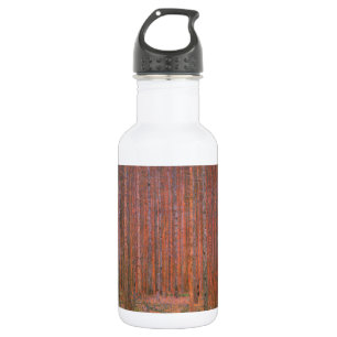 Bouteille D'eau Forêt de sapins de Gustav Klimt Tannenwald Arbres