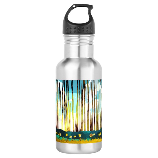 Bouteille D'eau Forêt matinale (Devant)