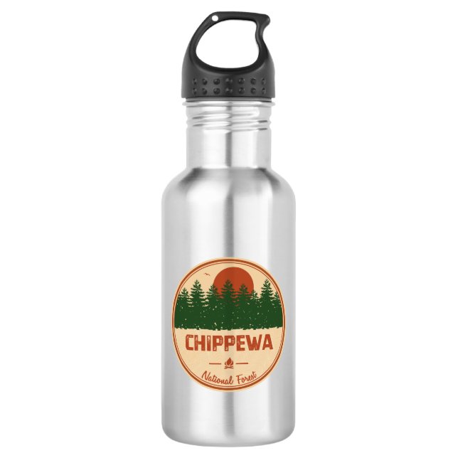 Bouteille D'eau Forêt nationale de Chippewa (Devant)