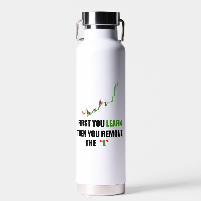 Bouteille D'eau Forex Trader Mindset (Avant)