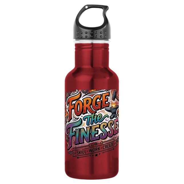 Bouteille D'eau Forgé la finesse (Devant)