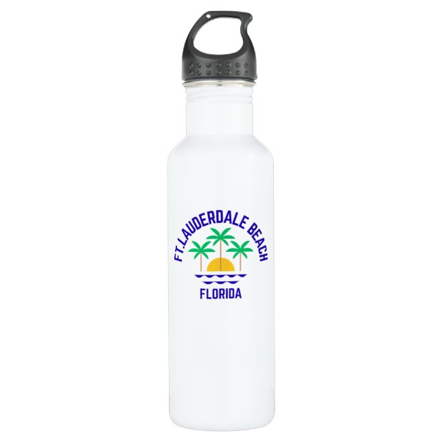 Bouteille D'eau Fort Lauderdale Water Bottle (Devant)