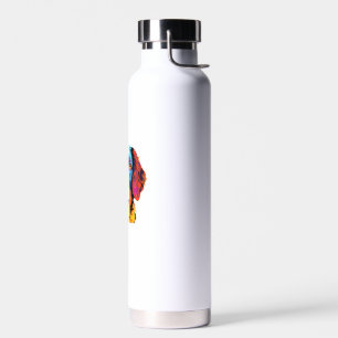 Bouteille D'eau Français Bretagne Espagnol Maman Papa Papa Chien V