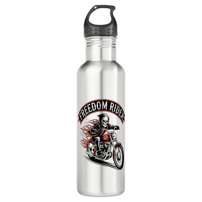 Bouteille D'eau FreeDom Rider Biker (Devant)