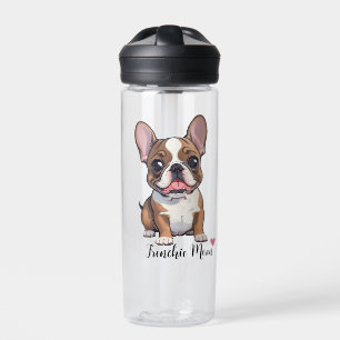 Bouteille D'eau Frenchie Chien Maman Clear