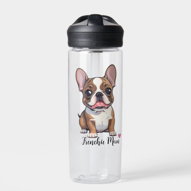 Bouteille D'eau Frenchie Chien Maman Clear (Extérieur)