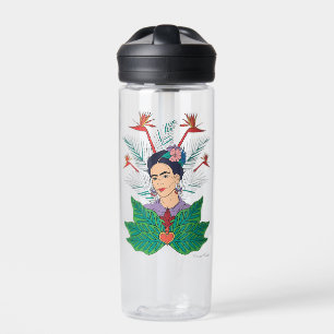 Bouteille D'eau Frida Kahlo Oiseaux de Paradis Graphique Floral
