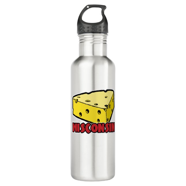 Bouteille D'eau Fromage Wisconsin (Devant)
