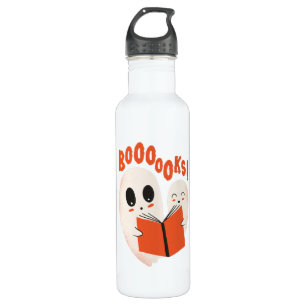 Bouteille D'eau Funny Bookworm Ghost Halloween Costume Booooks