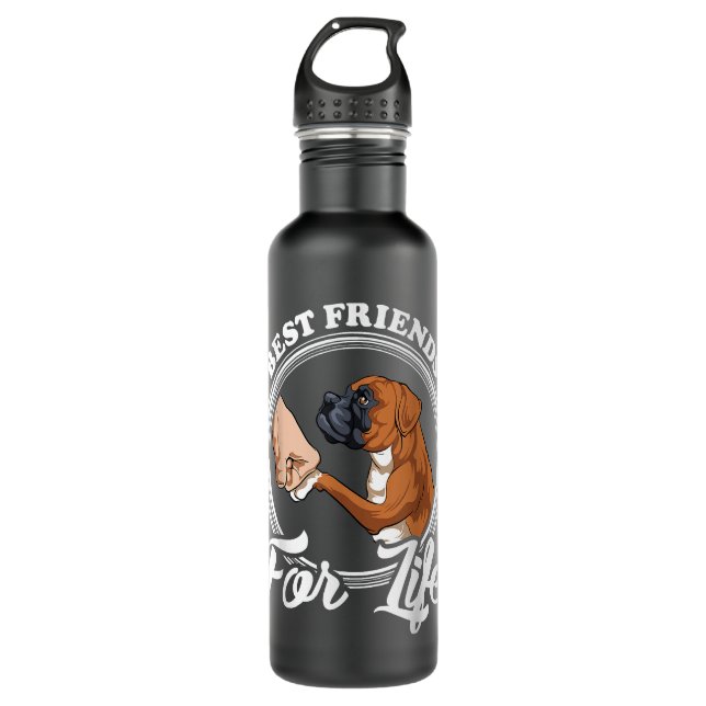Bouteille D'eau Funny Boxer Dog Boxer Dog Lover (Devant)