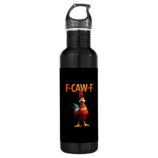 Bouteille D'eau Funny F Caw F Chicken Gothic Vintage Style