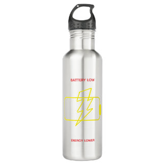 Bouteille D'eau Funny Low Battery Stainless Steel Bottle