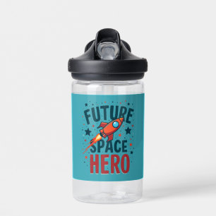 Bouteille D'eau Future Space Hero Retro Rockship Design