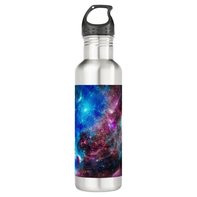 Bouteille D'eau Galaxie spatiale Galaxie rouge et bleue (Devant)