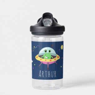 Bouteille D'eau Garçons Cute Blue Space Alien Monster Kids School