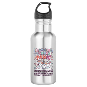 Bouteille D'eau Garde du Royaume Licorne Conception Vectorielle Ad