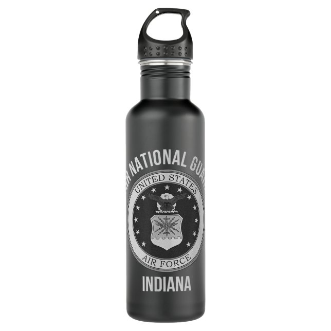Bouteille D'eau Garde nationale aérienne de l'Indiana (Devant)