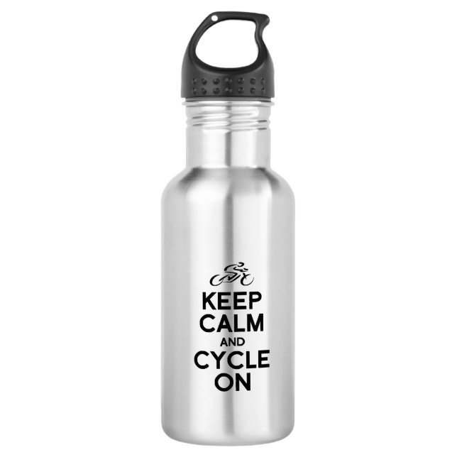 Bouteille D'eau GARDEZ la bicyclette faisante du vélo r de vélo (Devant)
