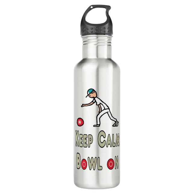 Bouteille D'eau Gardez Le Calme Pelouse Bowles (Devant)