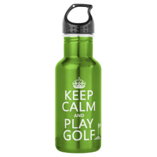 Bouteille D'eau Gardez le golf de calme et de jeu - toutes les