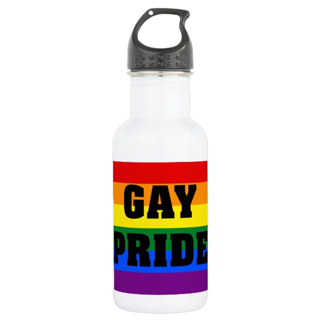 Bouteille D'eau Gay pride (Devant)