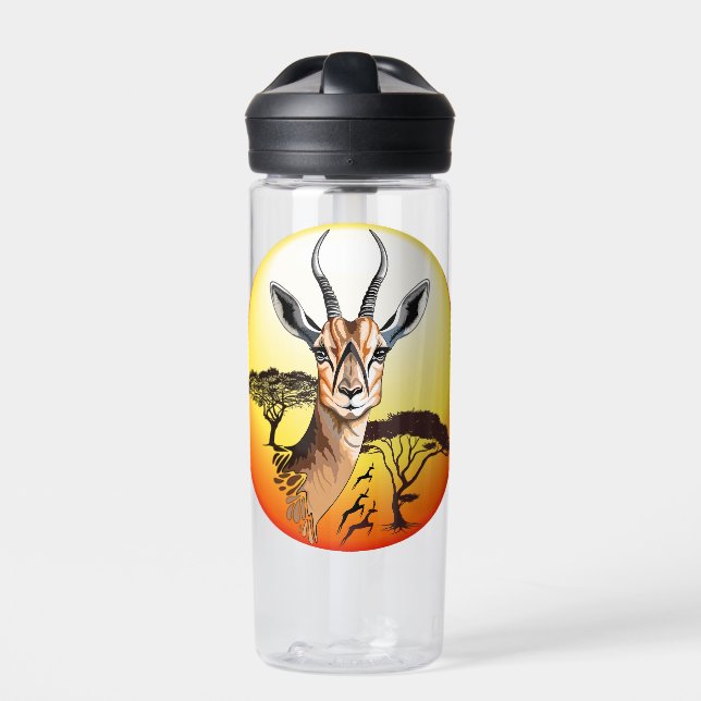 Bouteille D'eau Gazelle Antelope africaine animal sauvage (Extérieur)