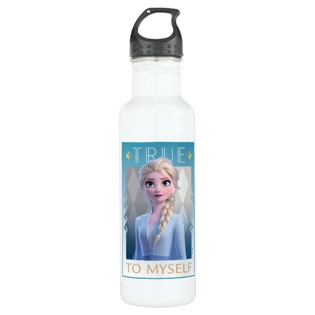 Bouteille D'eau Gelé 2| Elsa - Fidèle à moi-même (Devant)