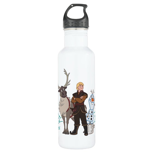 Bouteille D'eau Gelé 2| Sven, Kristoff et Olaf (Devant)