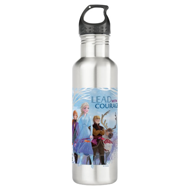 Bouteille D'eau Gelée 2 : Anna, Elsa et ses amis| Courage (Devant)