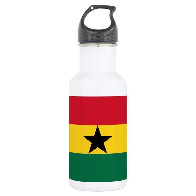 Bouteille D'eau Ghana Drapeau Liberty Bottle (Devant)