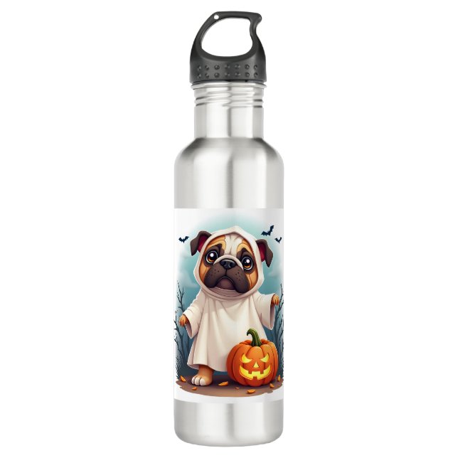 Bouteille D'eau Ghost Bulldog Boo (Devant)