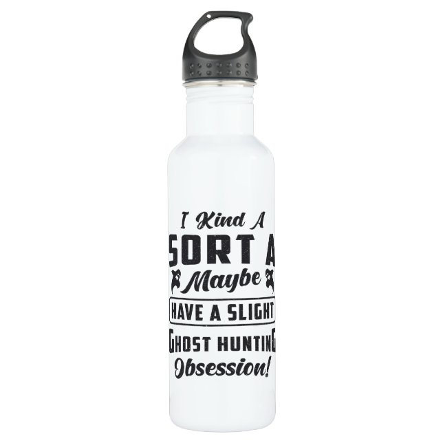 Bouteille D'eau Ghost Hunter Ghost Hunting Obsession Paranormal (Devant)