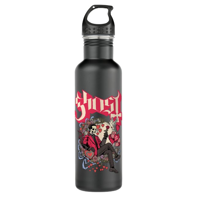 Bouteille D'eau Ghost Papa Cupid Valentine-s Day Premium (Devant)