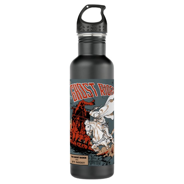 Bouteille D'eau Ghost Rider Comic Cover Classic T Shirt (Devant)