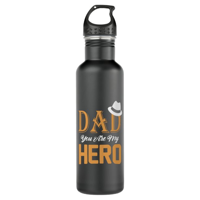 Bouteille D'eau Gifts Dad | Dad You Are My Hero (Devant)