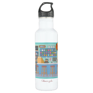 Bouteille D'eau Gilmore Girls   Luke's Diner Graphic