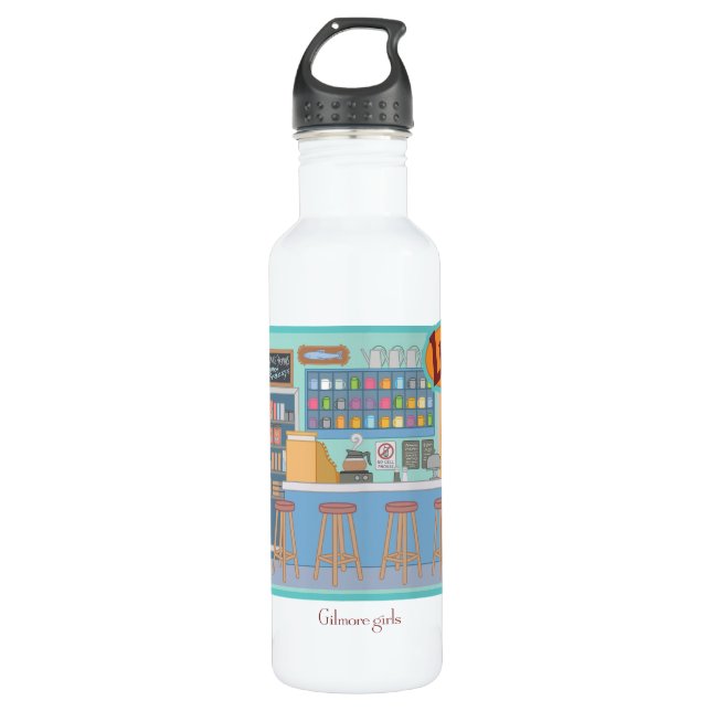 Bouteille D'eau Gilmore Girls | Luke's Diner Graphic (Devant)