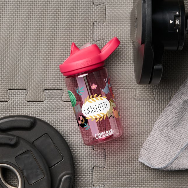 Bouteille D'eau Girls Jote Pink Farm Tractor École pour enfants (Salle de sport)