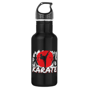 Bouteille D'eau Girls Karate - Thème japonais patriotique Japon