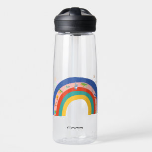Bouteille D'eau Girls mignon Rainbow book Back To School do-it-you