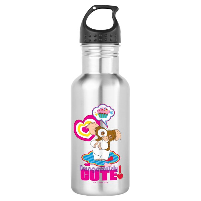 Bouteille D'eau Gizmo | Dangereusement mignon (Devant)