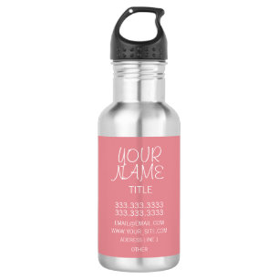 Bouteille D'eau Glace de fraise à main levée simple