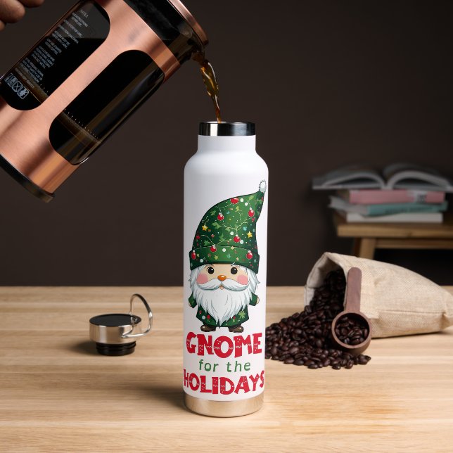 Bouteille D'eau Gnome Pour Les Vacances Drôle & Adorable Noël (Gym)