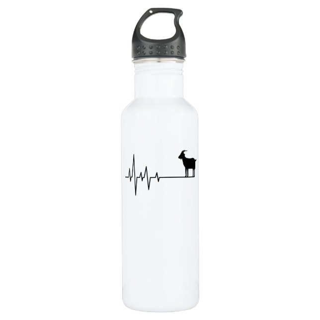 Bouteille D'eau Goat Heartbeat (Devant)