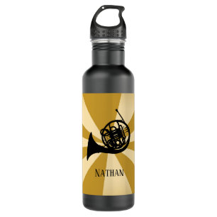 Bouteille D'eau Gold Sunburst French Horn Brass Music Instrument