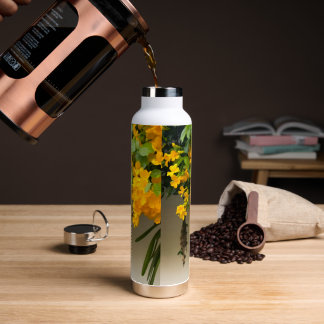 Bouteille D'eau Golden Blossom Beauty