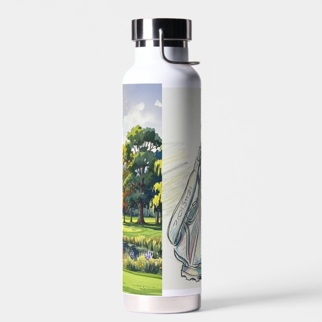 Bouteille D'eau Golf Theme (Gauche)