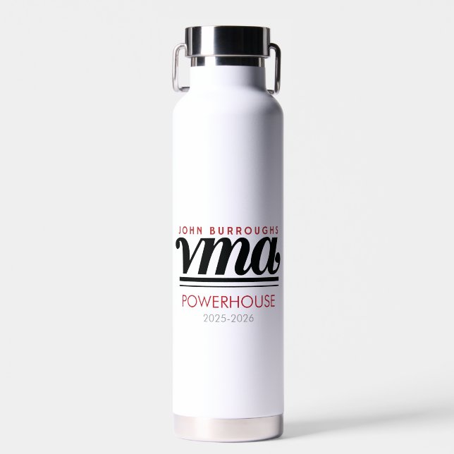 Bouteille D'eau Gourde personnalisée JBHS VMA avec année (Avant)