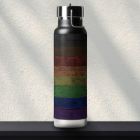 Grain de bois rustique Philadelphie Pride Arc-en-c