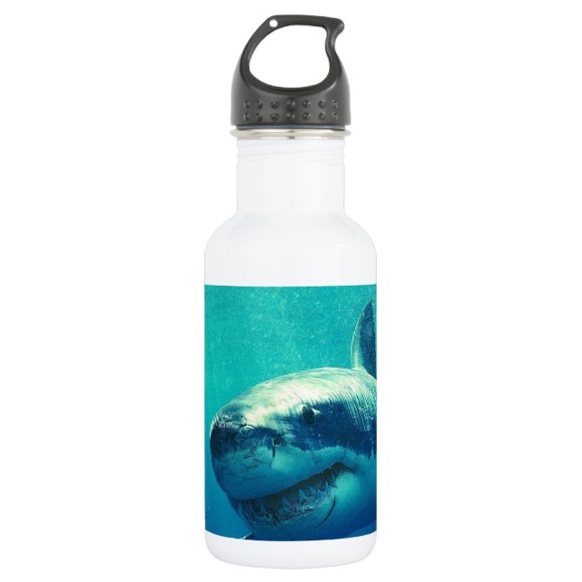 BOUTEILLE D'EAU GRAND REQUIN BLANC 1 (Devant)